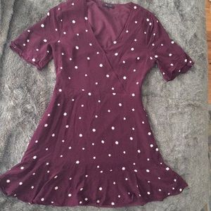 Madewell Eggplant Star Dress